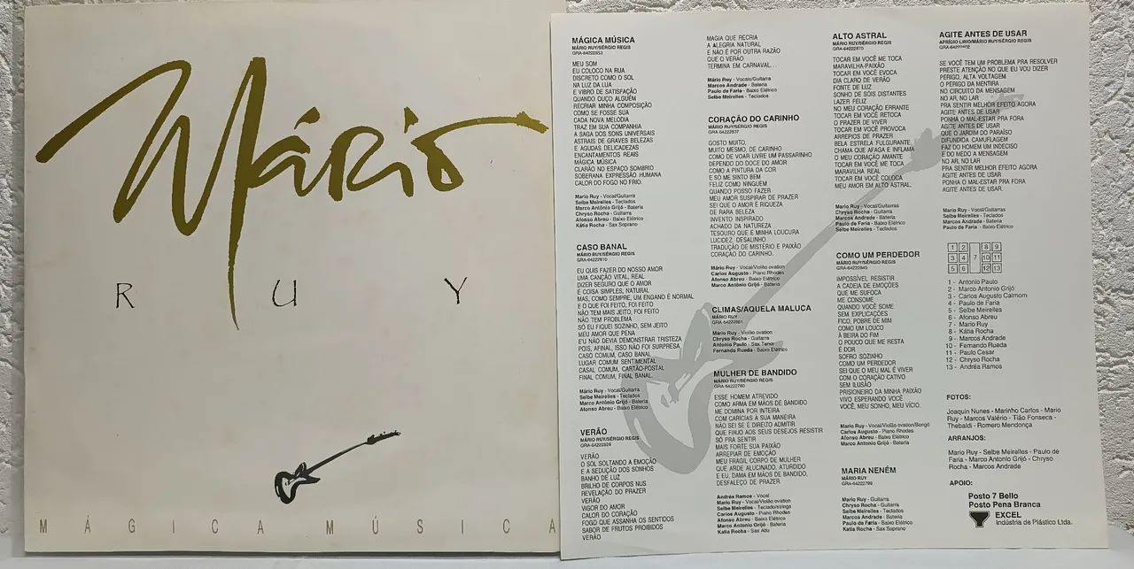 Mário Ruy Magica música lp - Foto 3