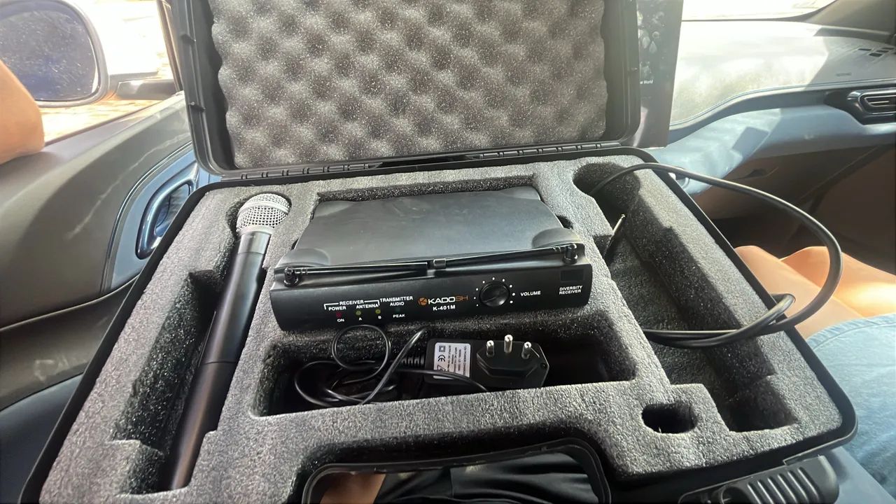 Microfone Sem Fio Kadosh K-401M - Foto 2