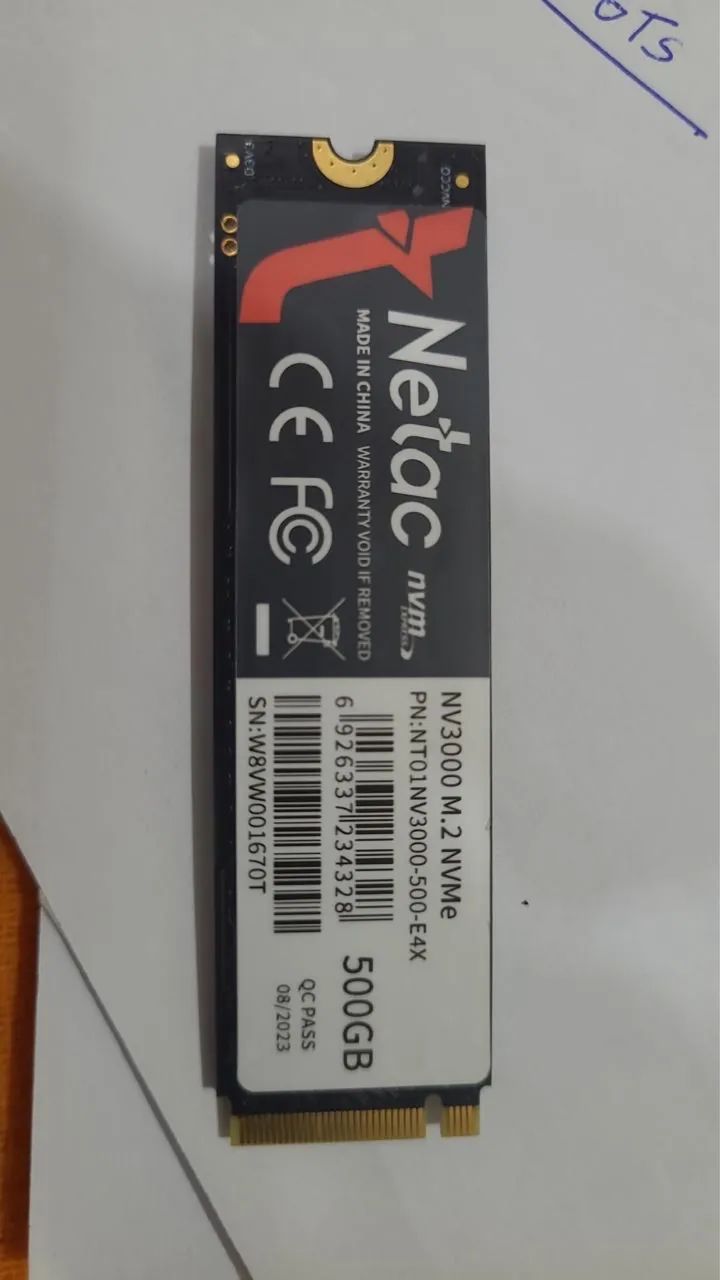 Vendo SSD 500GB