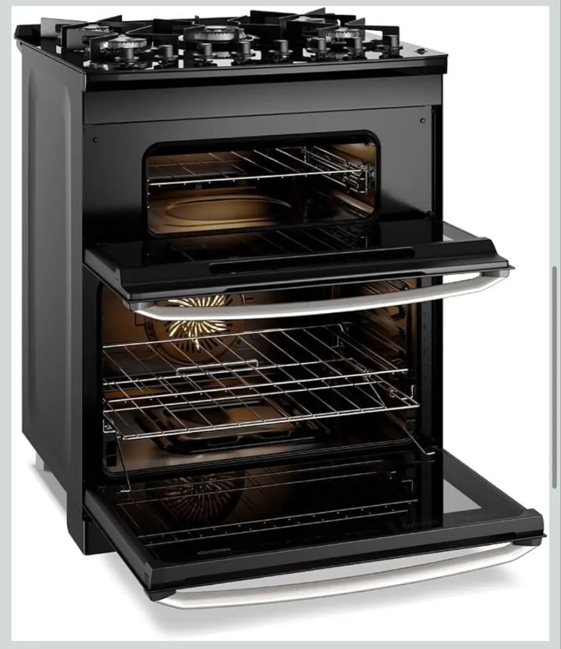 Fogão Electrolux 5 Bocas Experience com PerfectCook360 Preto FE5DP - Foto 4