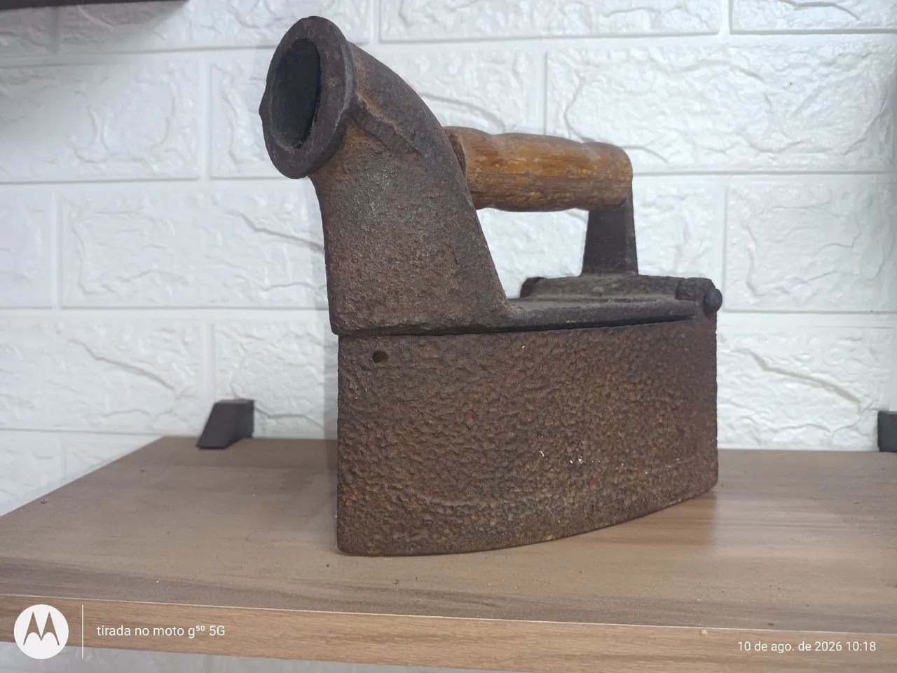 Ferro antigo de passar roupa  - Foto 2