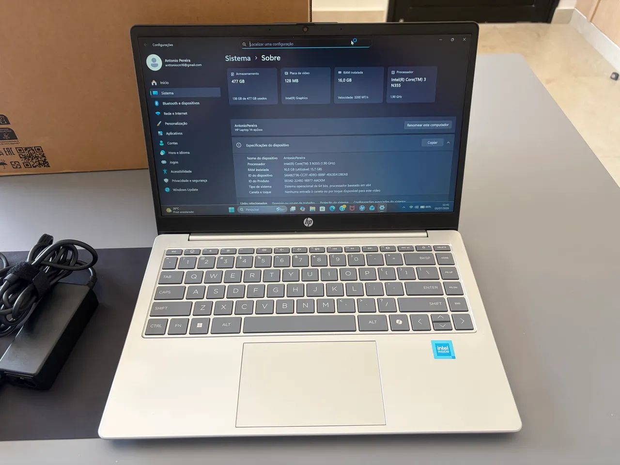 Notebook HP Laptop 14-ep2035cl
