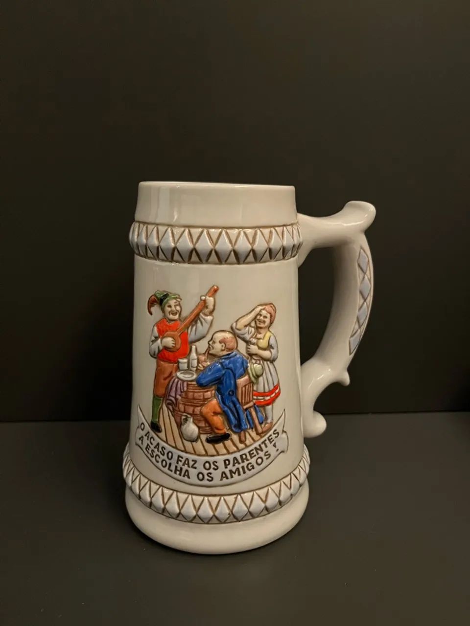 Caneco de chopp antigo Ceramarte 
