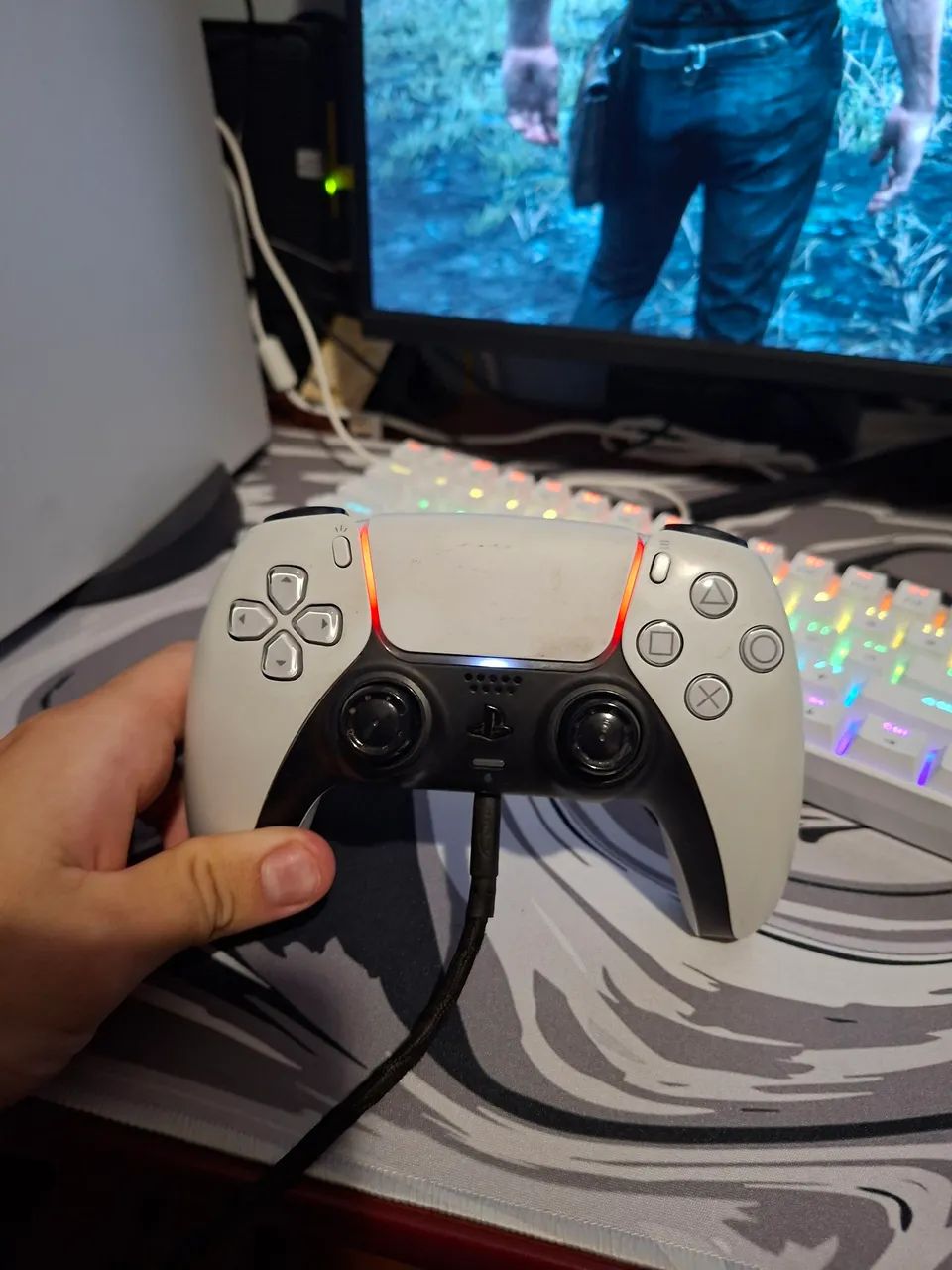 PlayStation 5 + mouse e teclado - Foto 5