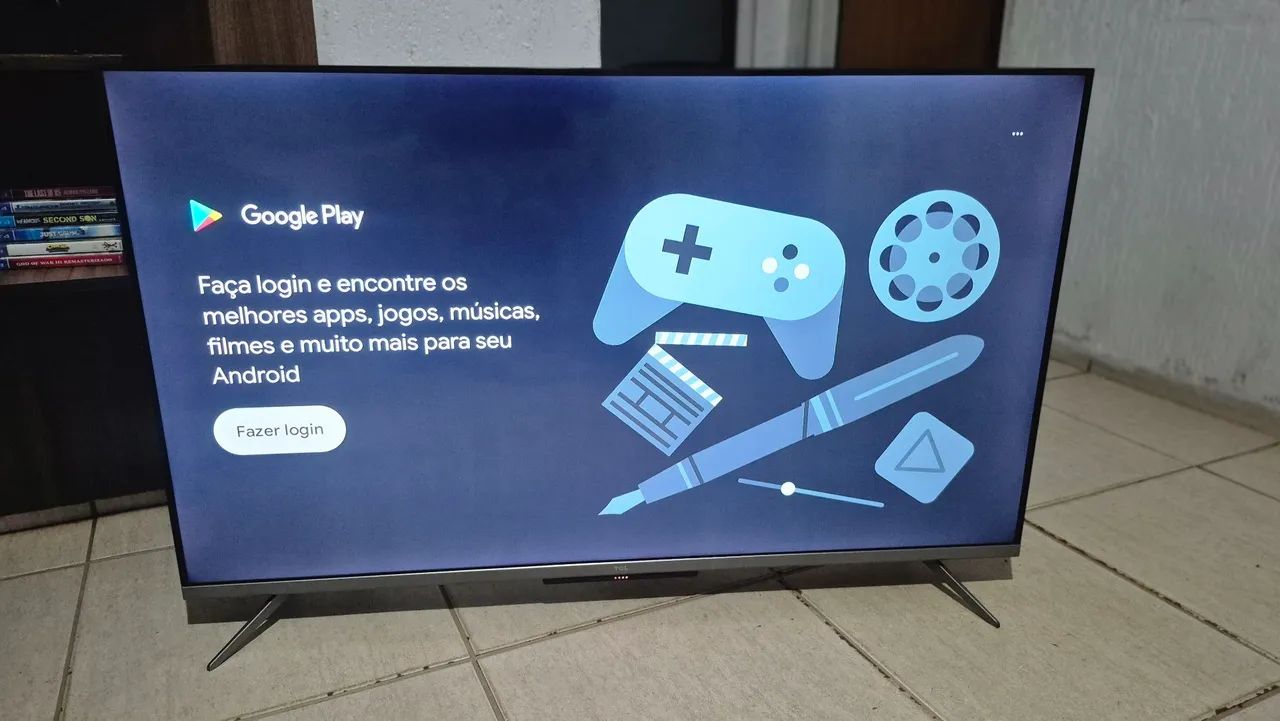 Tv smart 50 4K Android TCL Nota Fiscal  - Foto 3