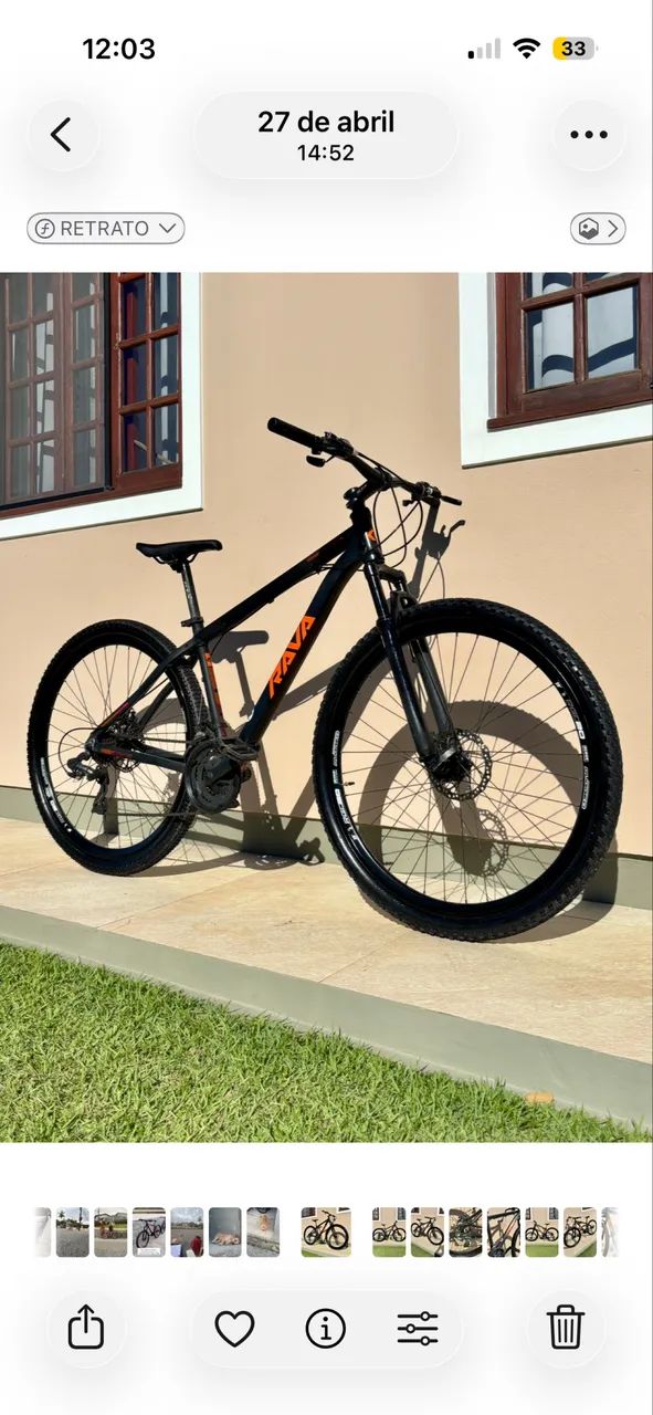 Rava Aro 29 - Pronta para Pedalar - Pneus Novos