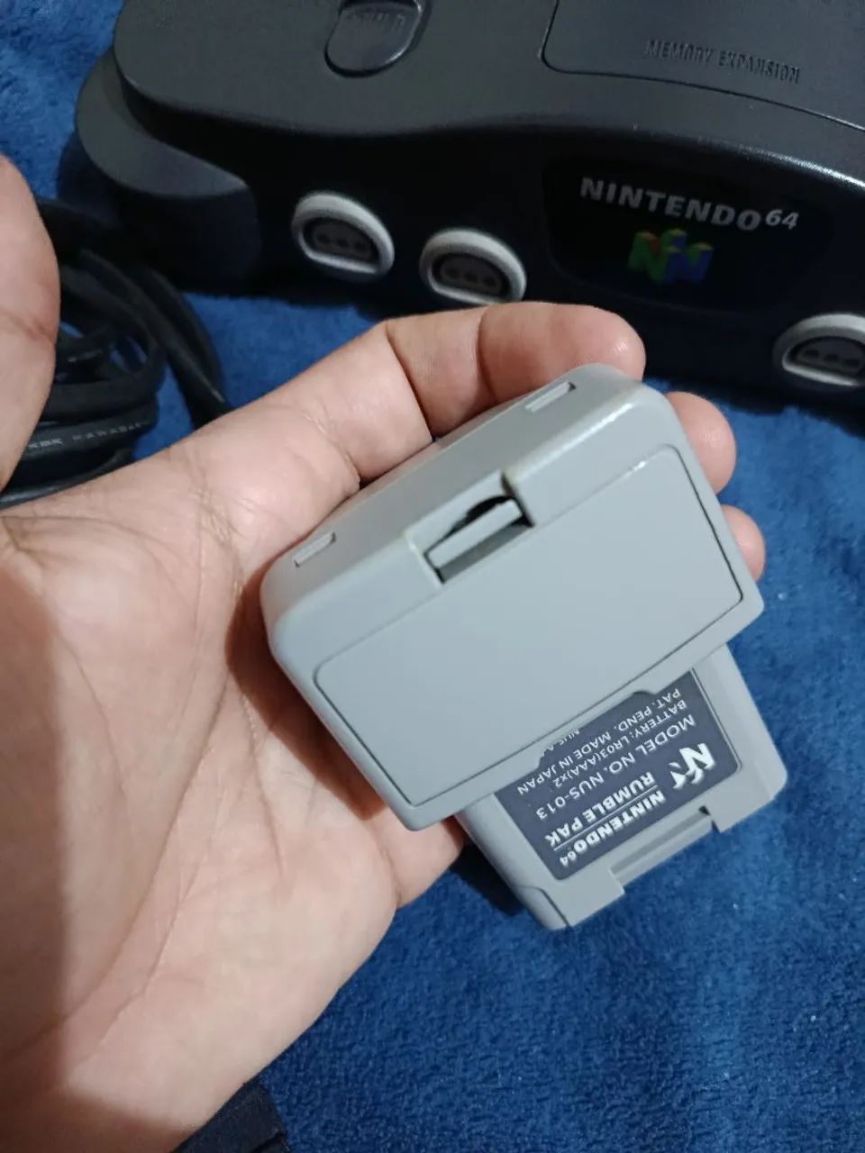 Nintendo 64 + Controle + Rumble pack - Foto 2