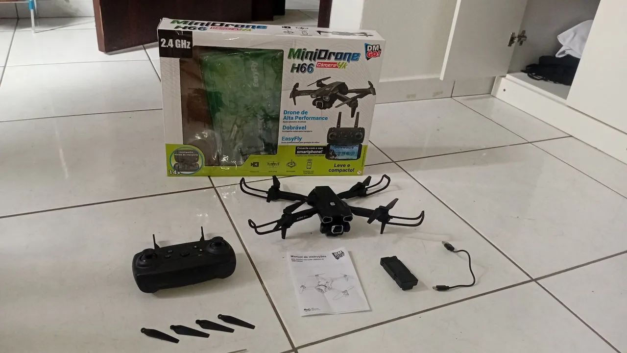 Kit completo+Drone com câmera 4k - Foto 4
