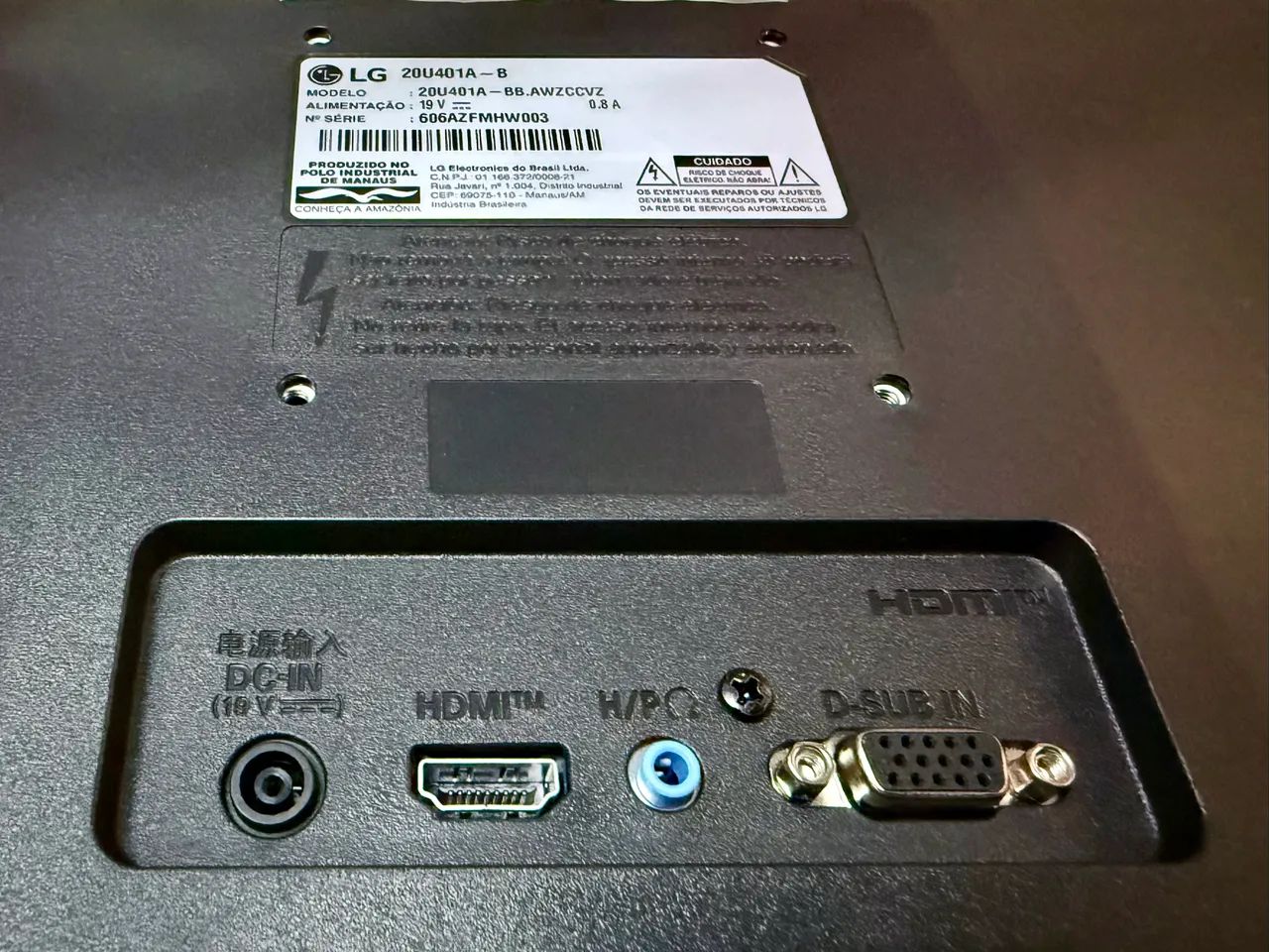 Monitor LG LED 20 Polegadas - Novo Lacrado - Foto 3