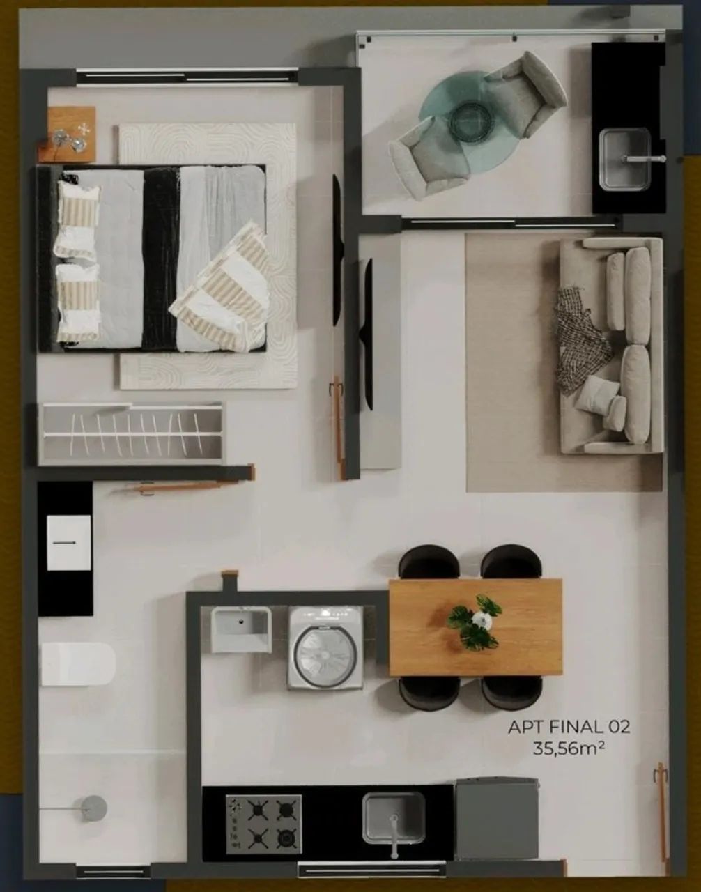 FLAT COMPLETO EM INTERMARES A 150M DA PRAIA - Foto 3