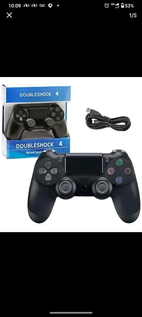 ? Controle Bluetooth Compatível com PS4 | Novo | Aceito Cartão ? - Foto 2