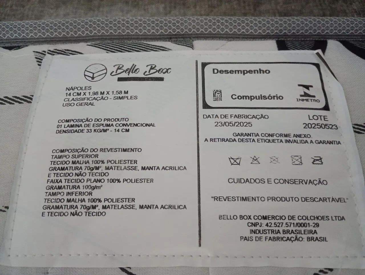 Colchão Queen Bello Box R$350.00 - Foto 4