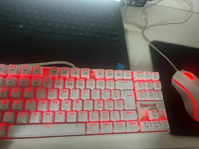 Teclado + Mouse Redragon Original Gamer - Foto 4