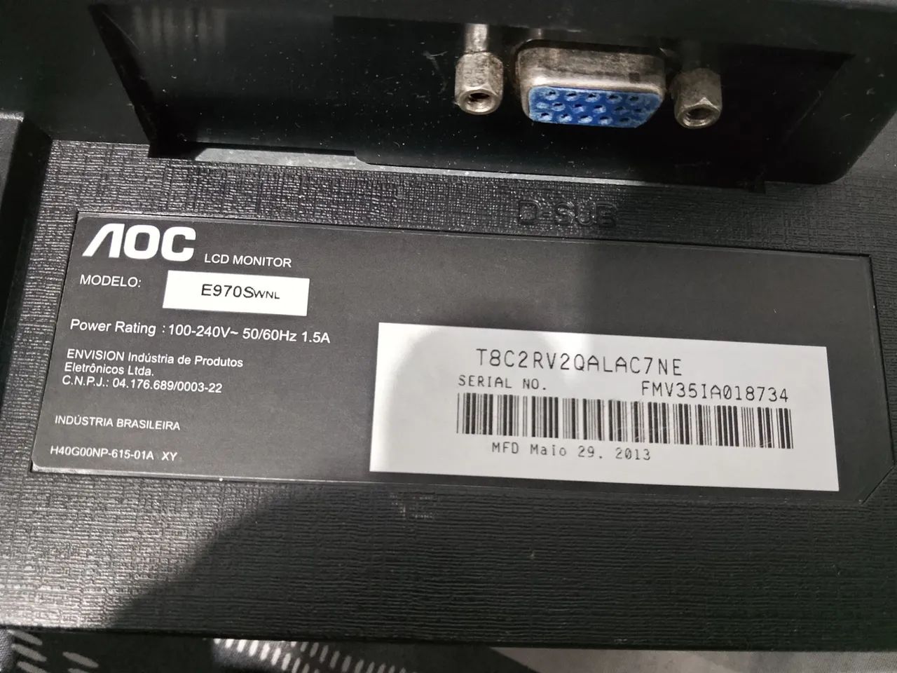 Monitor AOC 18,5 POLEGADAS  - Foto 3