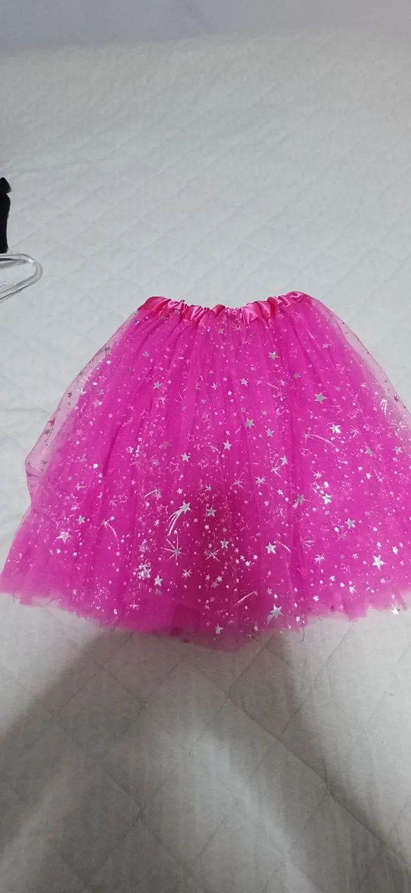 Saia de tule com brilho 30 cm - Foto 5