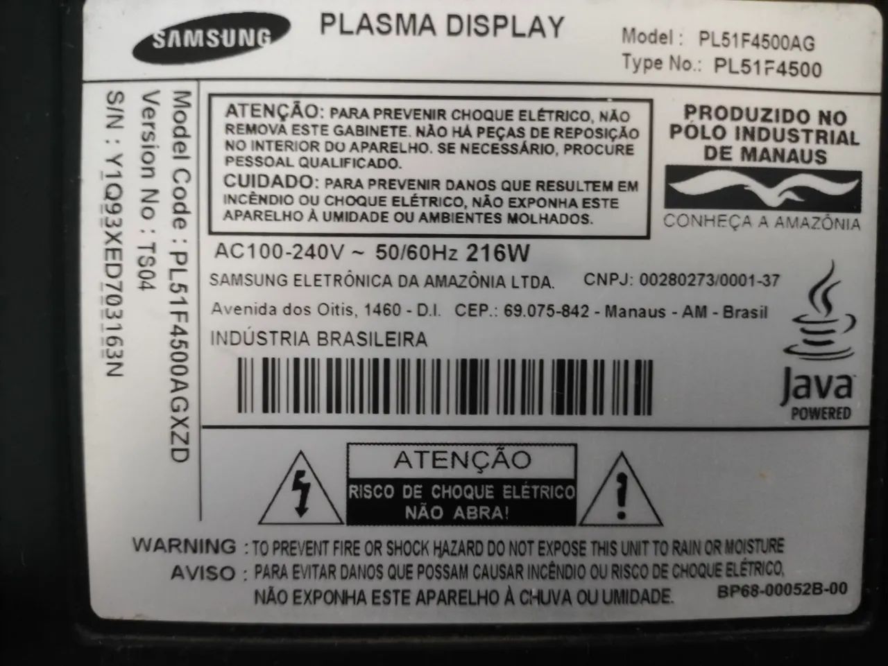 Samsung Plasma Display 55" - Foto 5