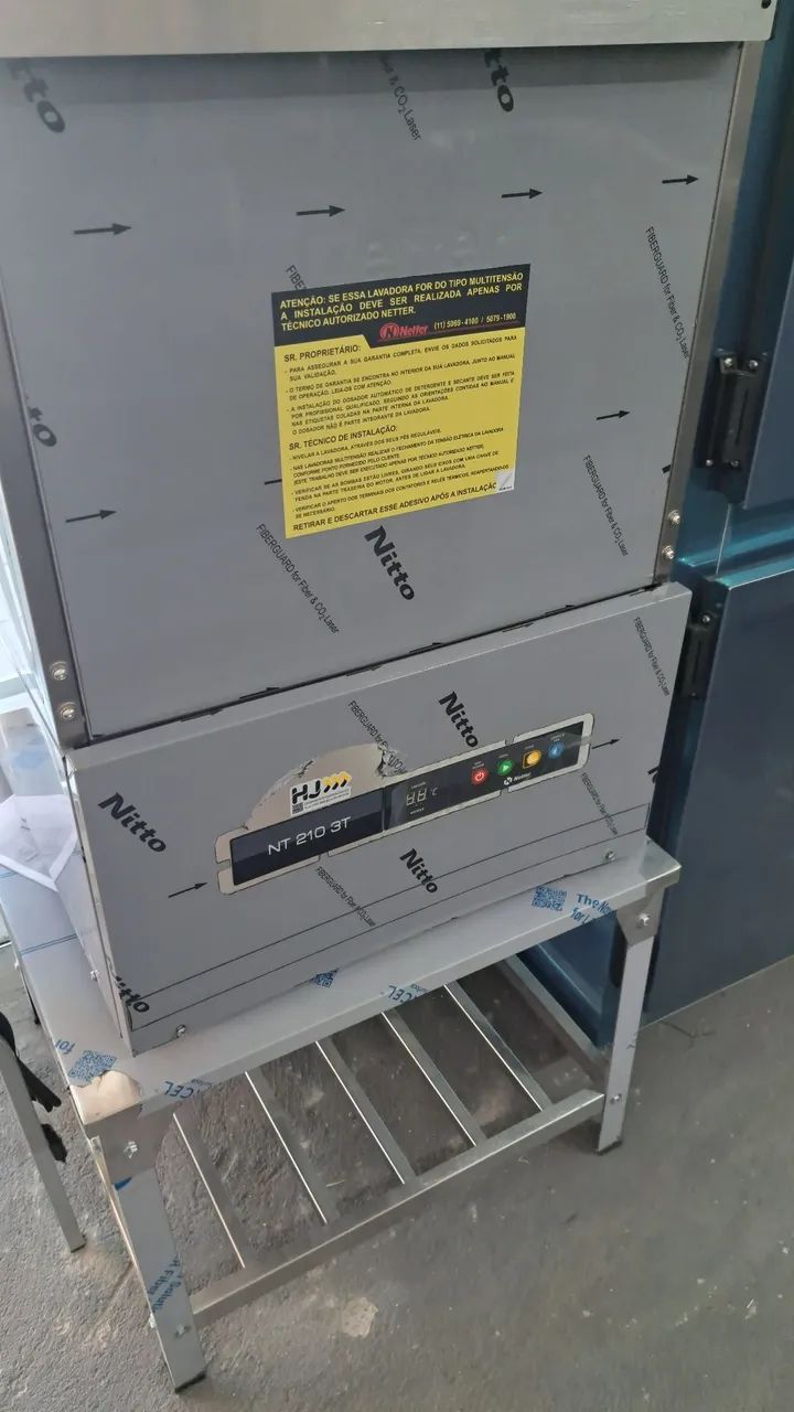 Ac lavadora Netter Nt210 3t lava louças profissional 