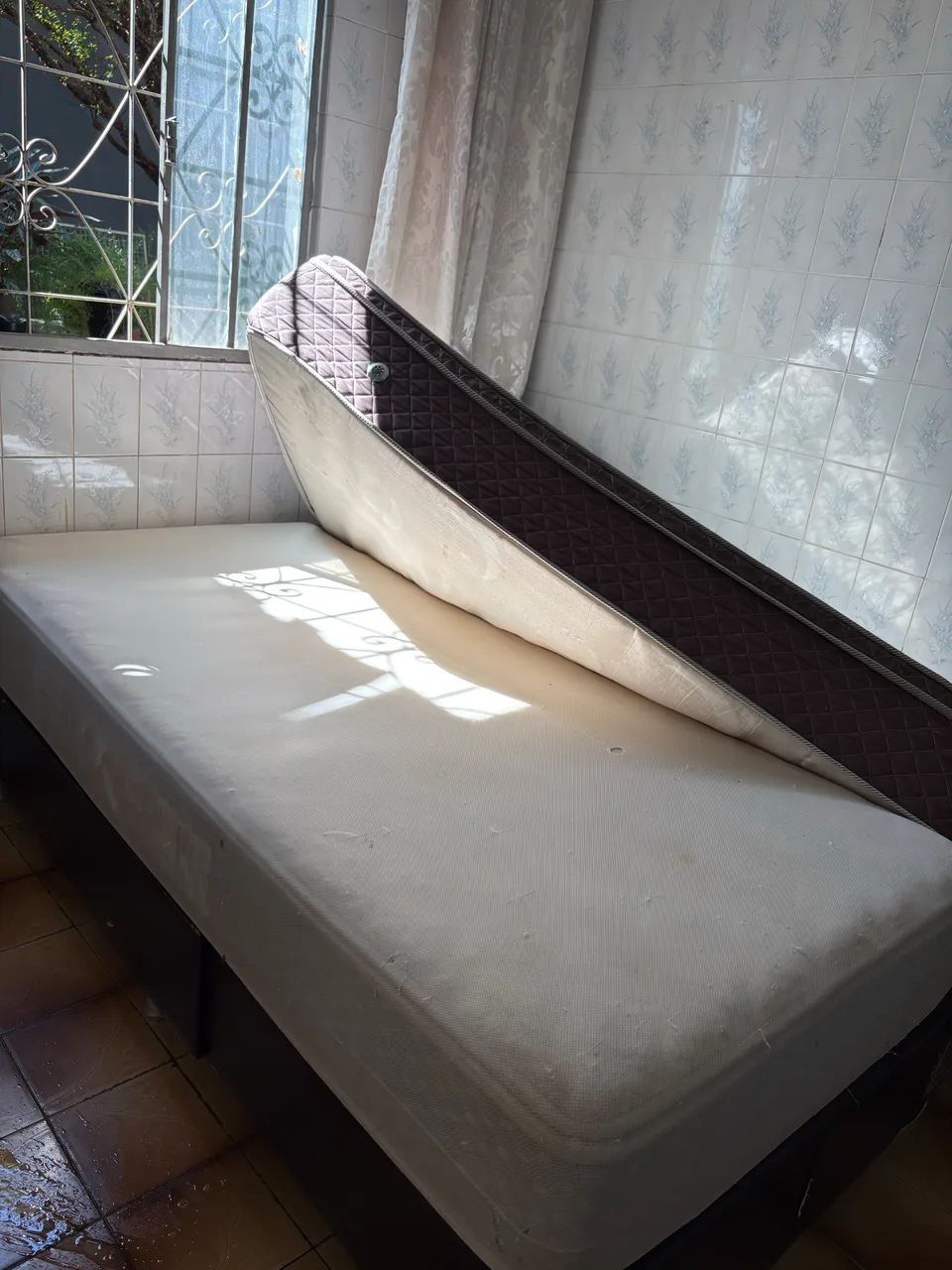 Cama box solteiro - 2 Colchões  - Foto 2