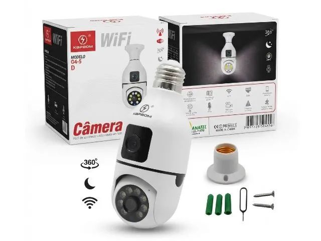 Câmera inteligente para casa Conexão WiFi - Foto 3