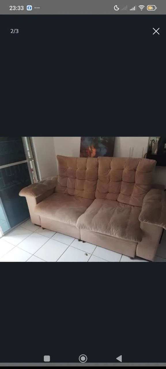 Sofá com catraca 64985854057601121