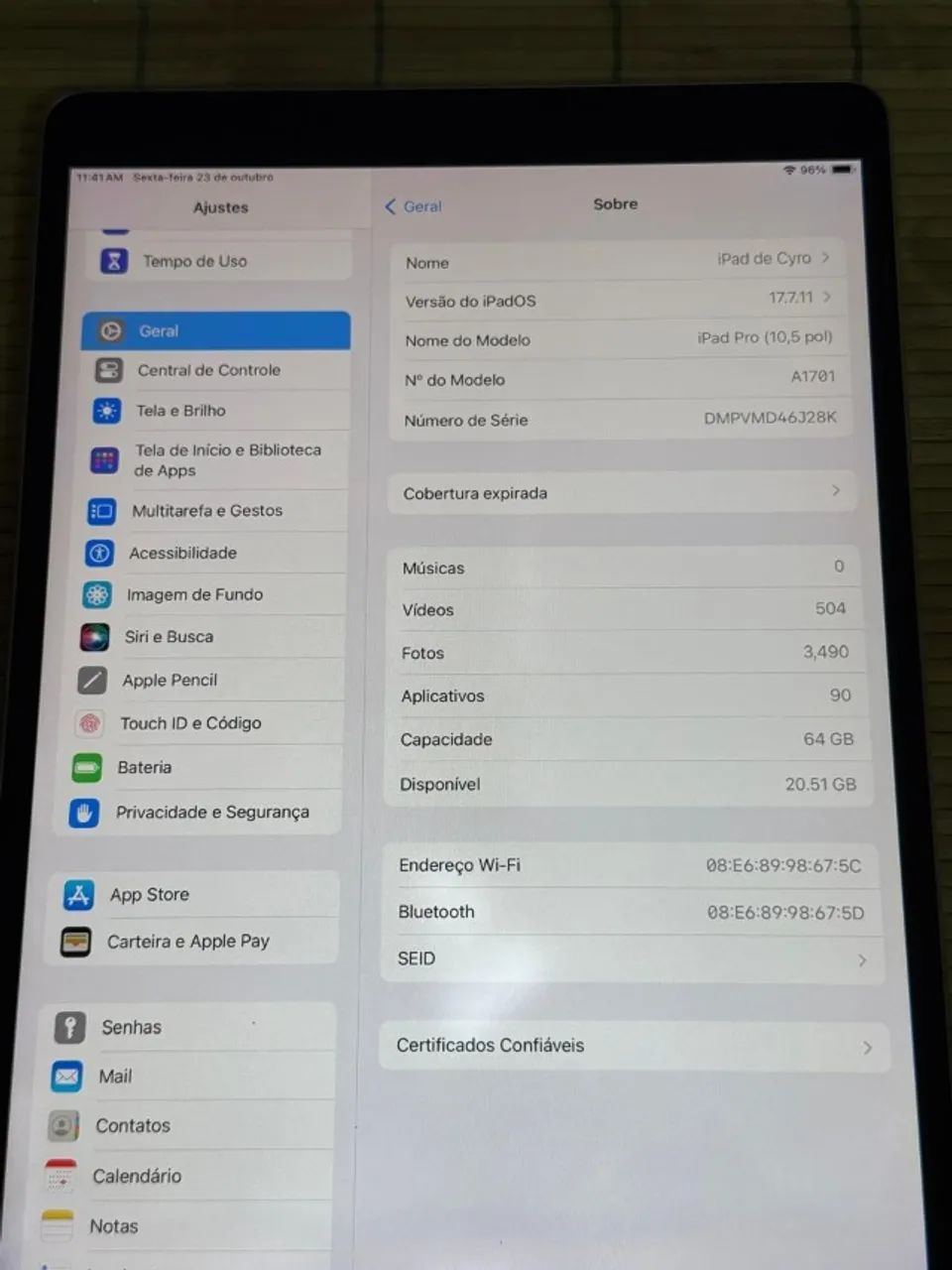 Ipad Pro 10.5 64GB A1707 - Foto 3