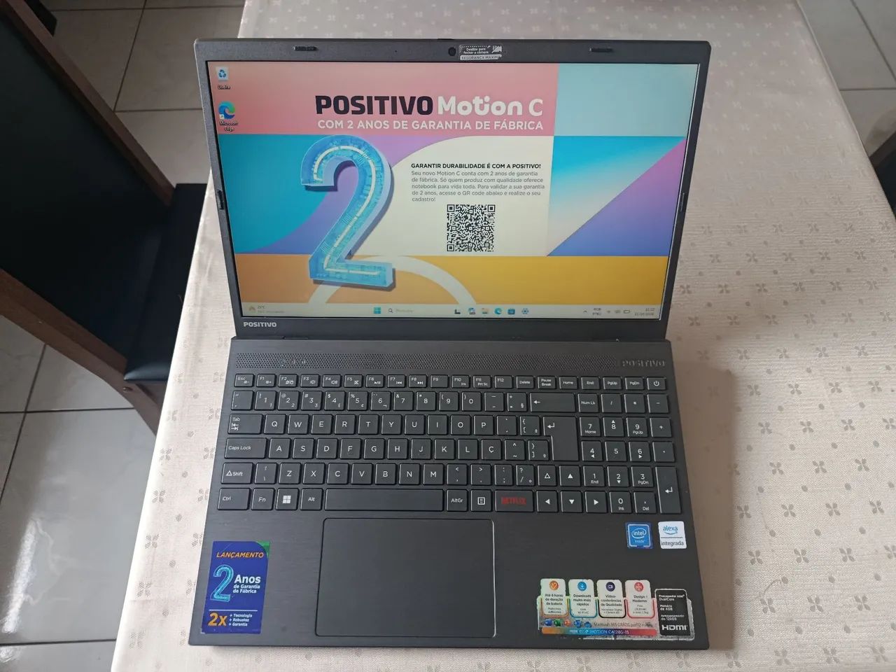 Notebook Positivo | Celeron 4020 | SSD 120GB | 4 gb