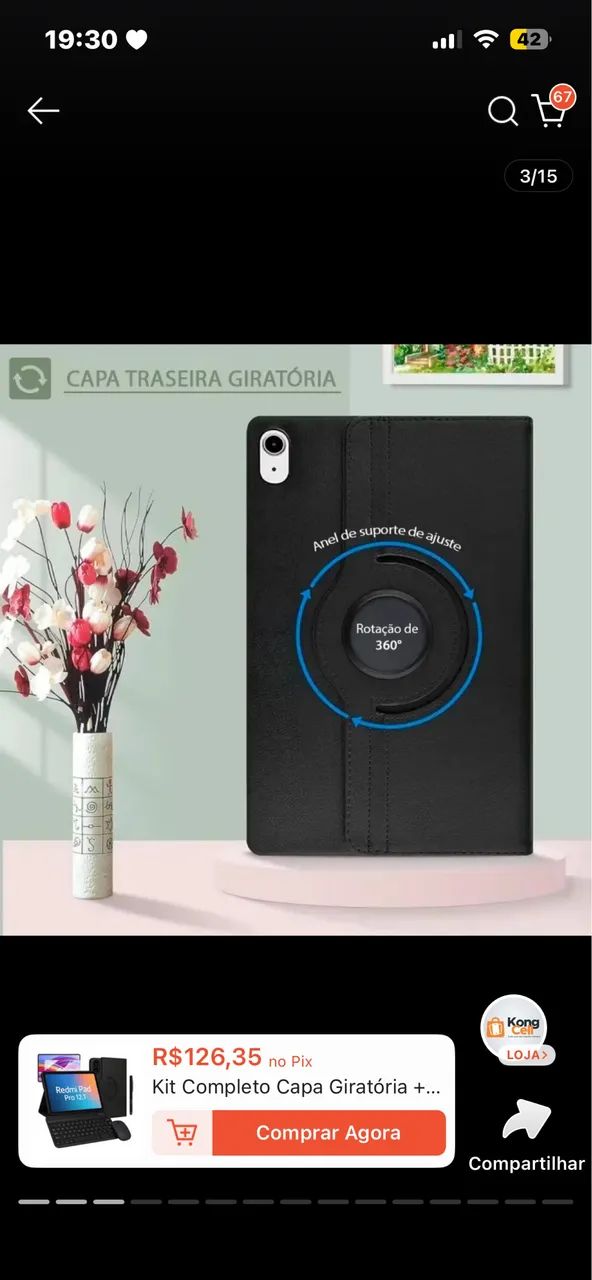 Capa para tablet Xiaomi redmi Pad pro 12.1 - Foto 2