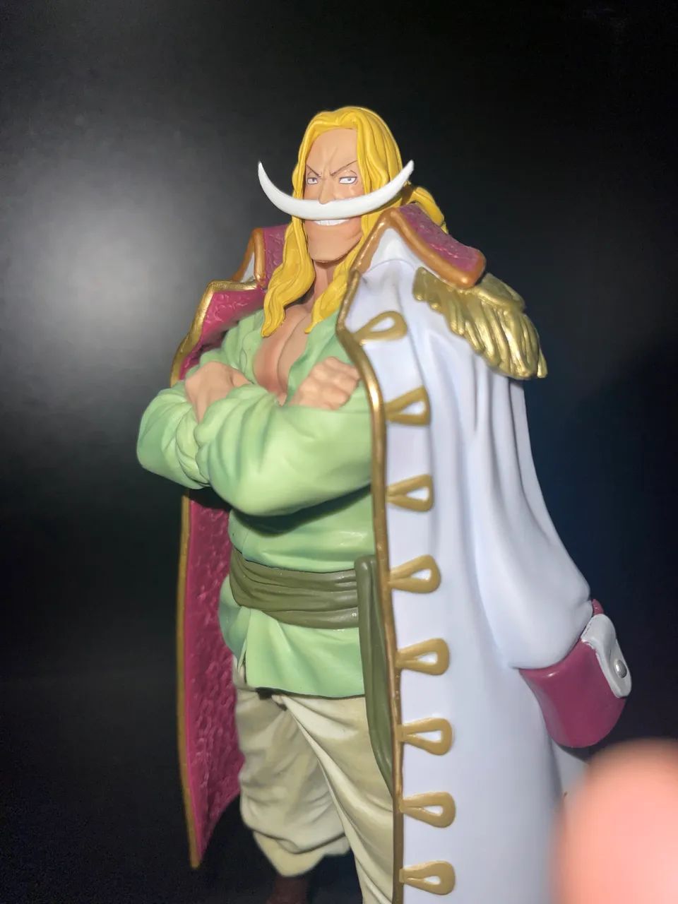 Barba Branca Action figure One Piece DXF original caixa completo 