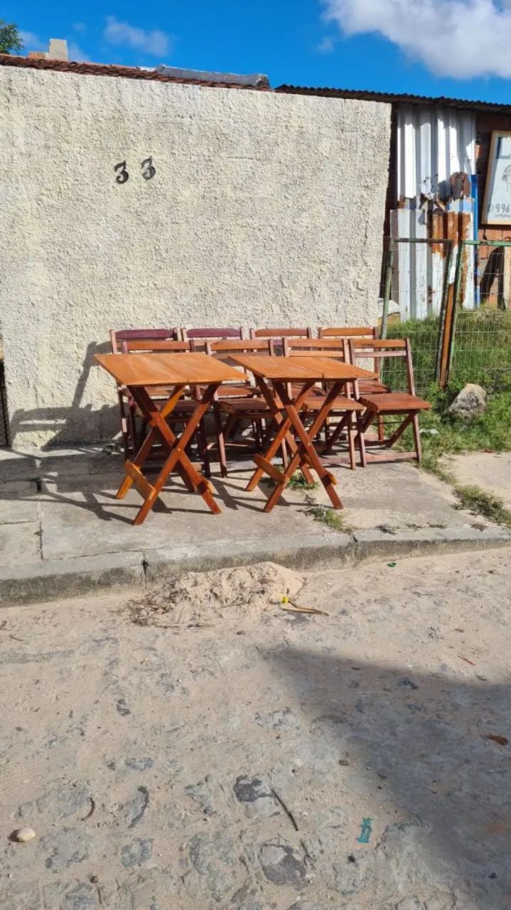 Mesas e cadeiras dobrável e outros modelos e trabalho só por encomenda - Foto 3