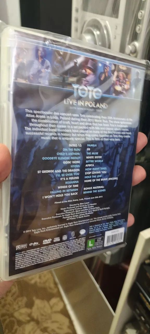Dvd TOTO zerado live poland aniversário 35 anos hardrock show - Foto 2