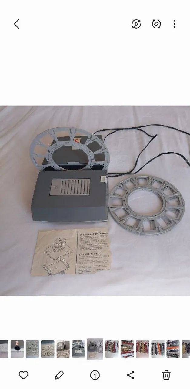 PROJETOR DE SLIDES VINTAGE SAWYER'S ROTODISC XM - FUNCIONANDO