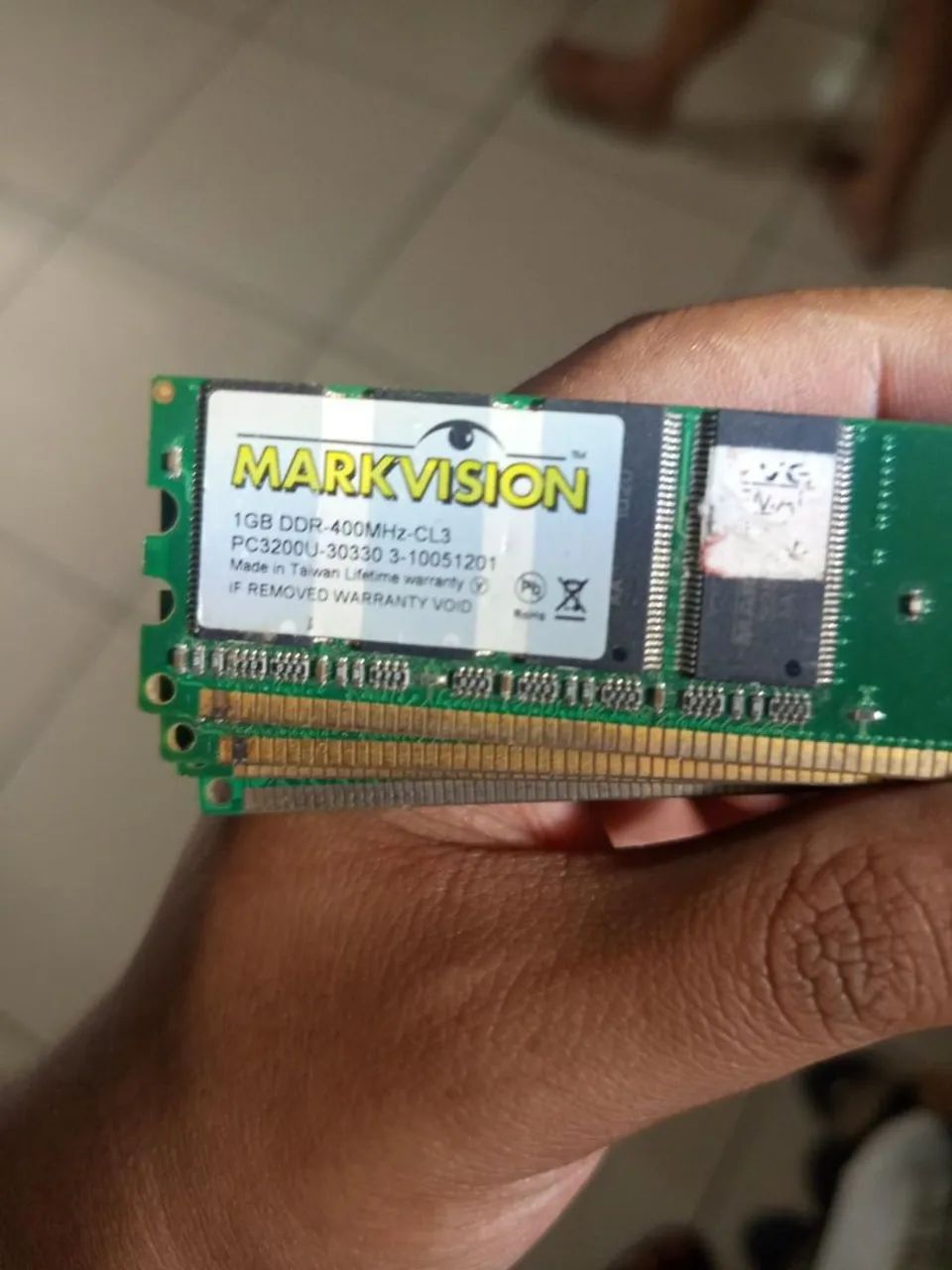 Memória RAM Markvision 1GB DDR1 400MHz PC3200 - Foto 2