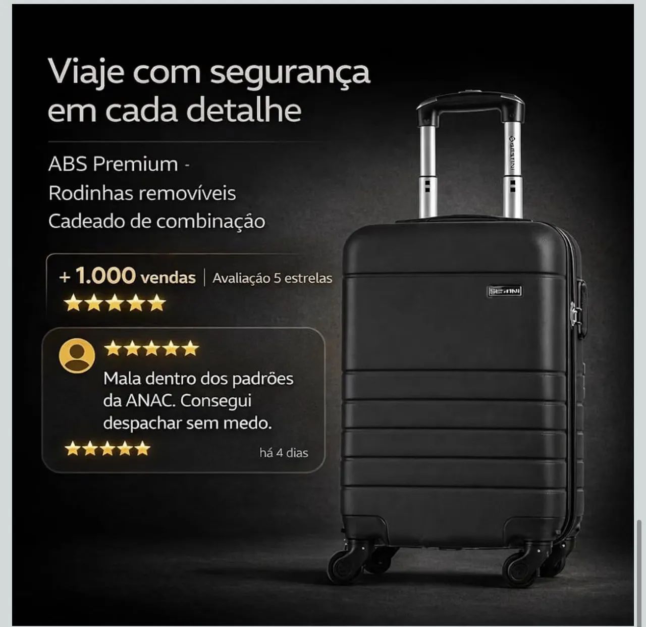 Mala de Viagem Sestini - Foto 2