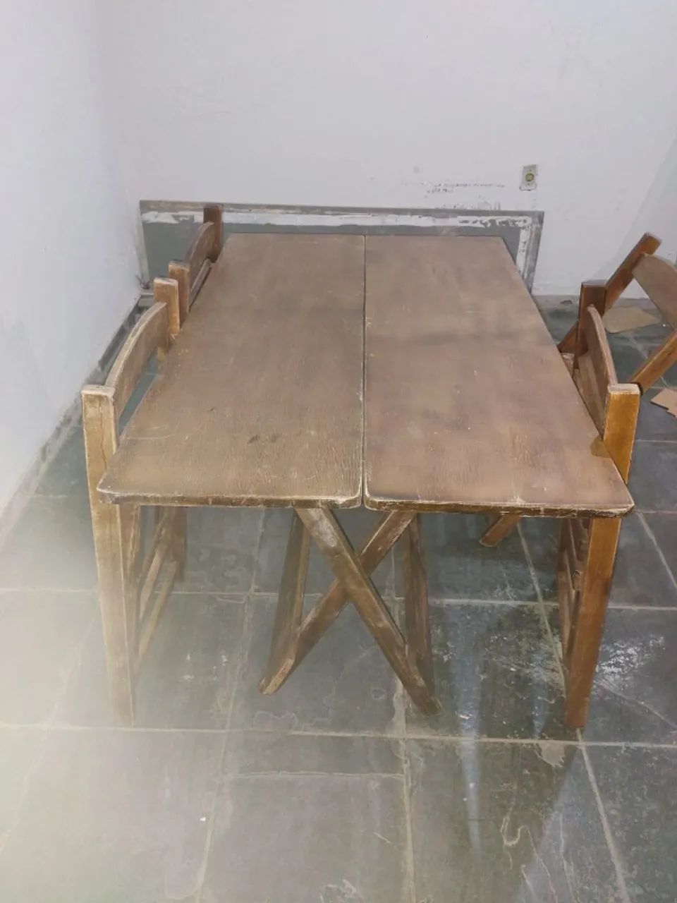 Jogo de mesa dobrável Eucalipto - Foto 2