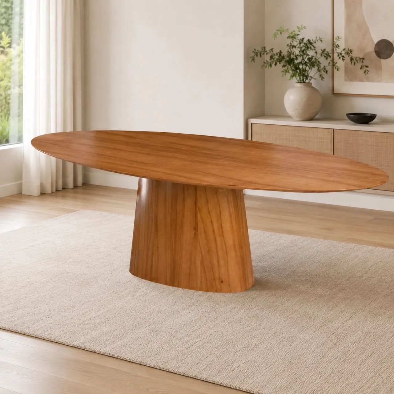 Mesa Barcelona Oval 180x90cm Entrega Rápida - Foto 2