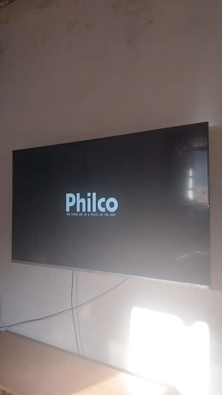 S mart Tv 50 Philco 4k DLED Borda Infinit Android Dolby audio P50eaa "Conservada"