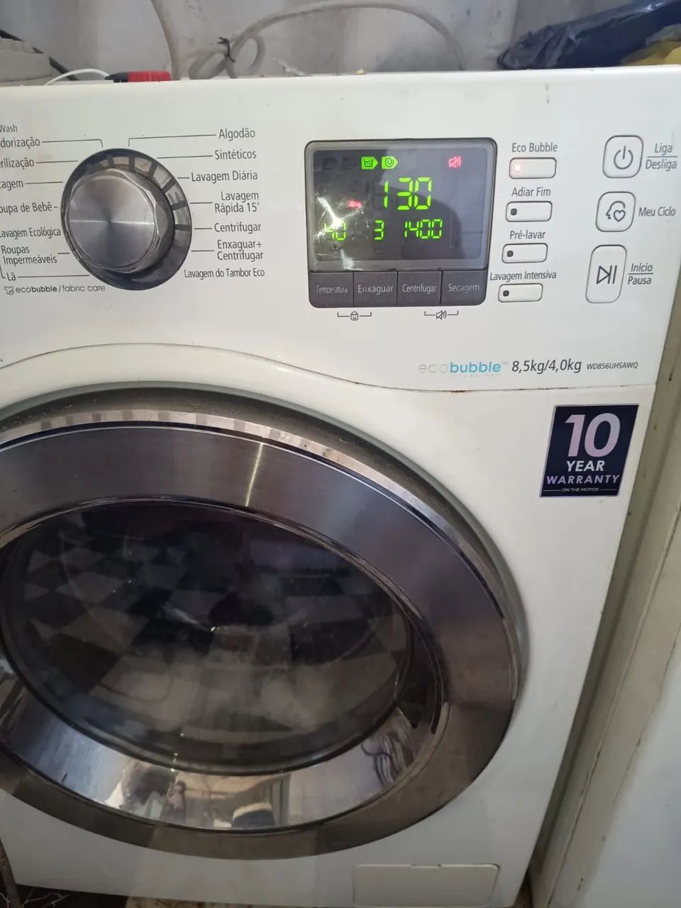 LAVA E SECA SAMSUNG 8,5KG FUNCIONANDO PERFEITAMENTE. - Foto 2