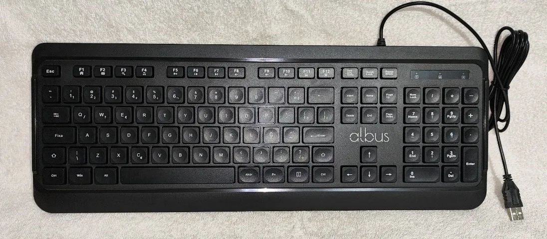 teclado multimidia keyboard k-mex km-e728 novo