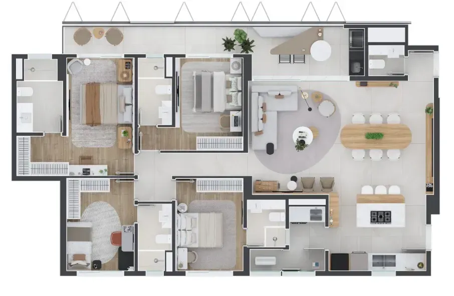 PLANTA 154m²