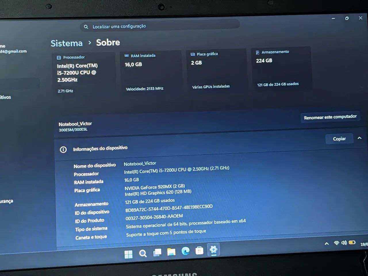 Notebook Samsung Expert  - Foto 5