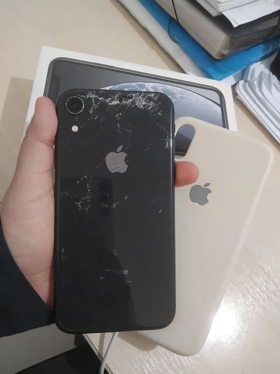 Vendo iPhone xr 128g face ok completo - Foto 5