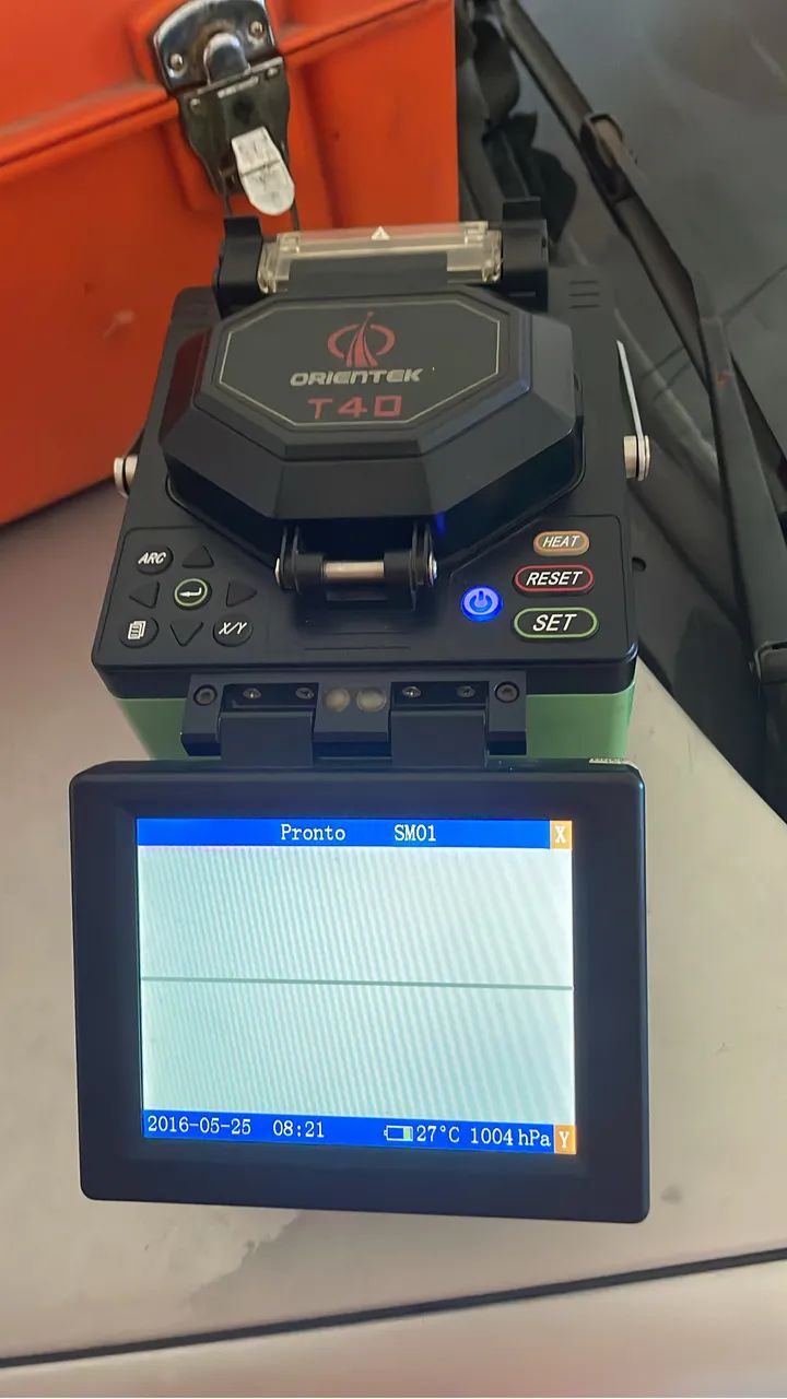 Máquina de emenda fibra óptica  - Foto 3