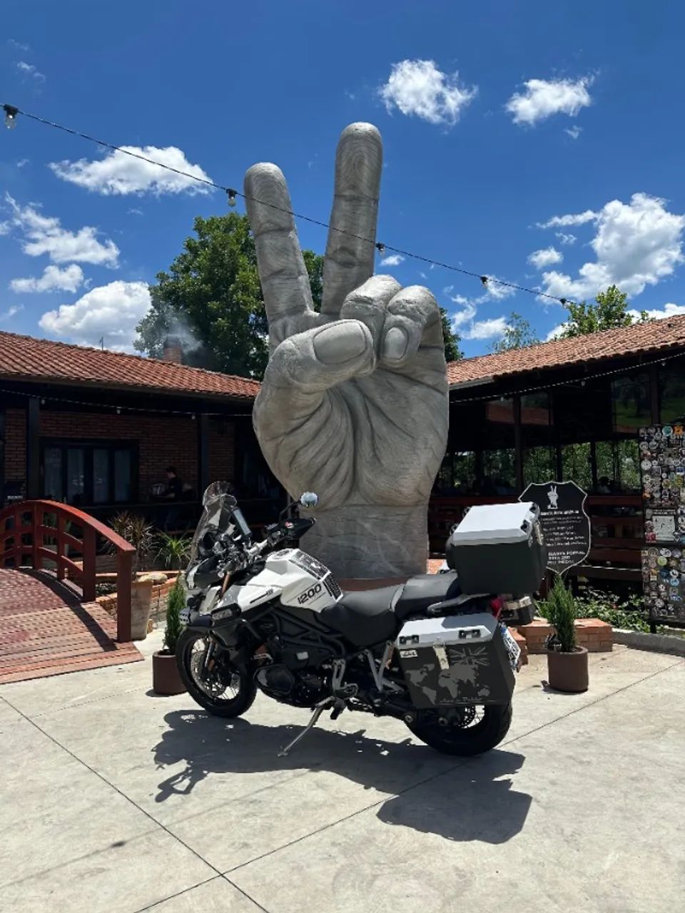 TRIUMPH TIGER 1200 EXPLORER XC BRANCA - Foto 2