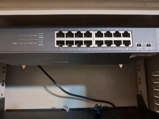 Rack + Bandeija + Calha + Switch Giga - Foto 3