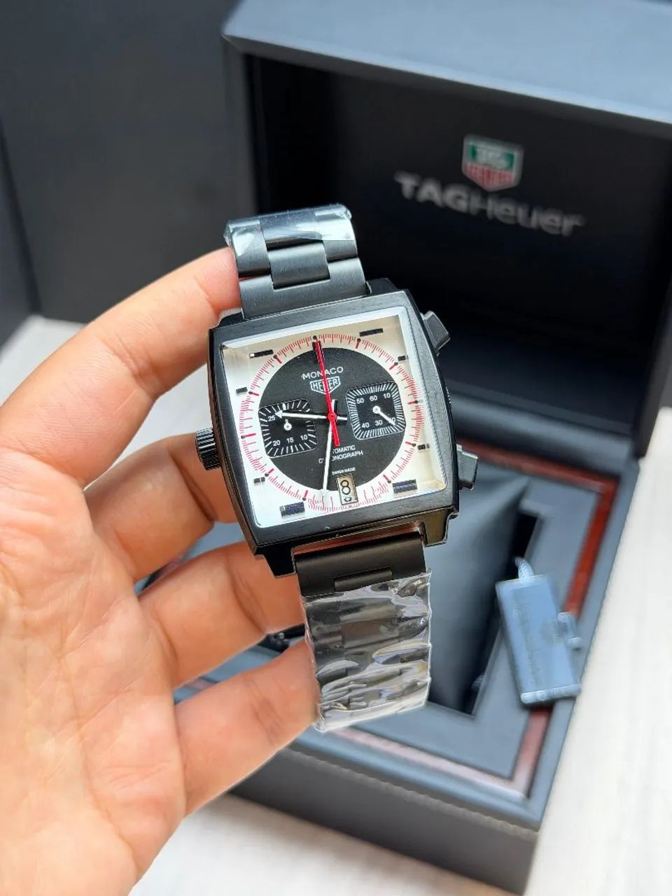 Relógio Estilo Monaco Chronograph - Aço 904L, Funcional e Exclusivo - Foto 2