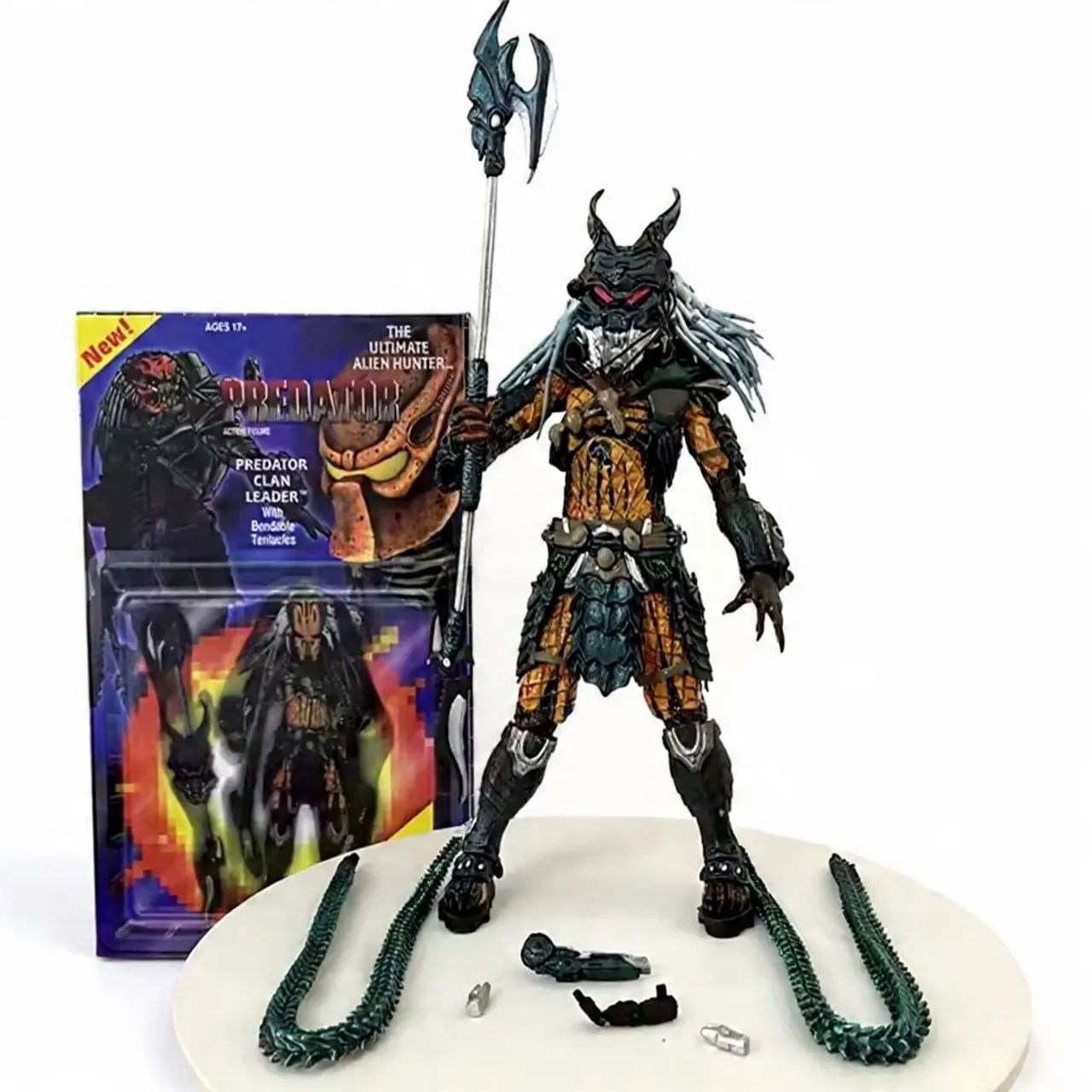Boneco articulado Action Figure Predator Clan Leader Neca Deluxe - Foto 2