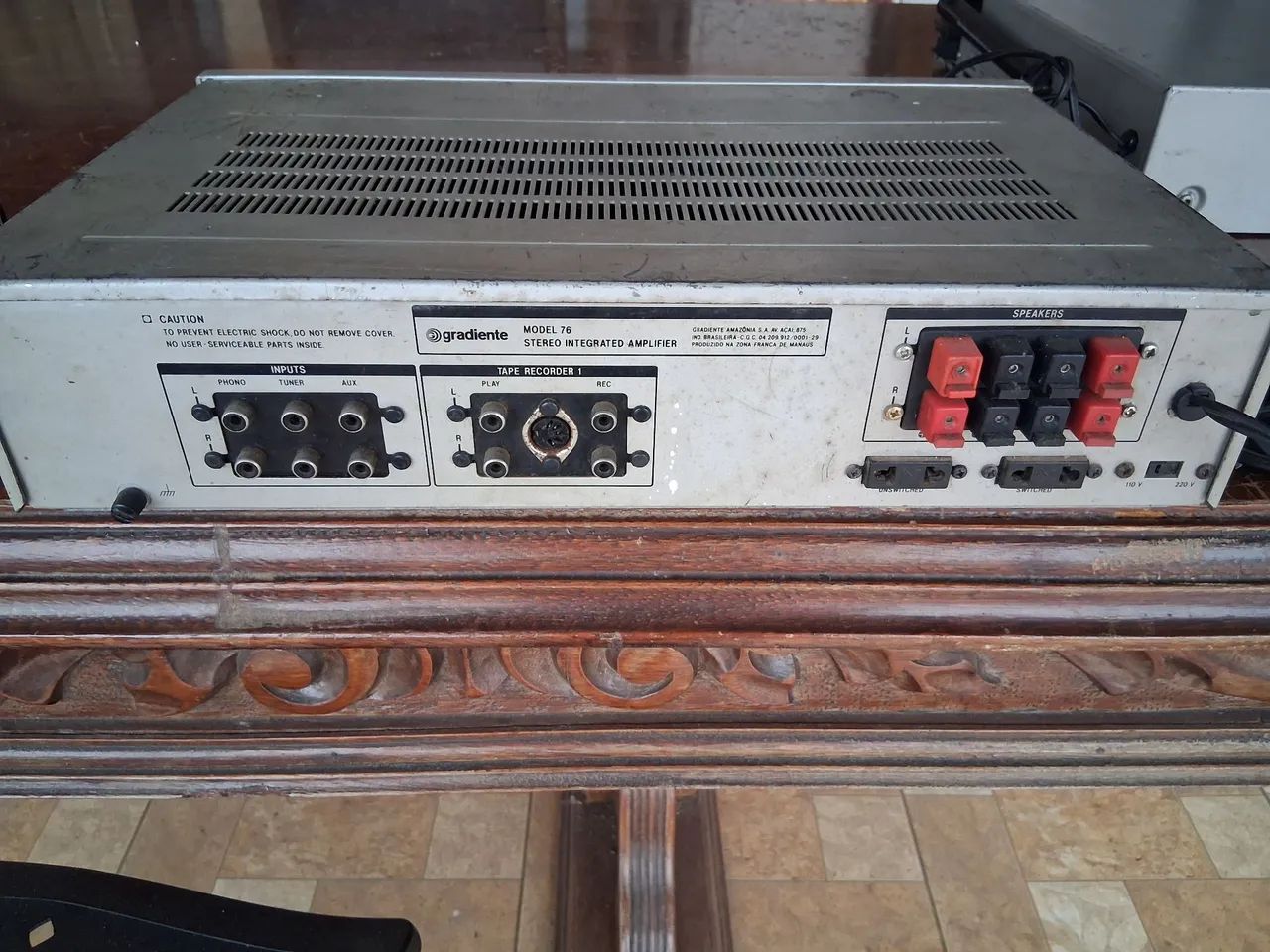 Amplificador gradiente model 76 funcionando  - Foto 2