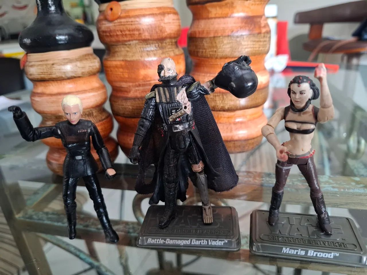Coleção Star Wars com 9 Action Figures Originais - Darth Vader, Luke, Han Solo e Mais - Foto 5