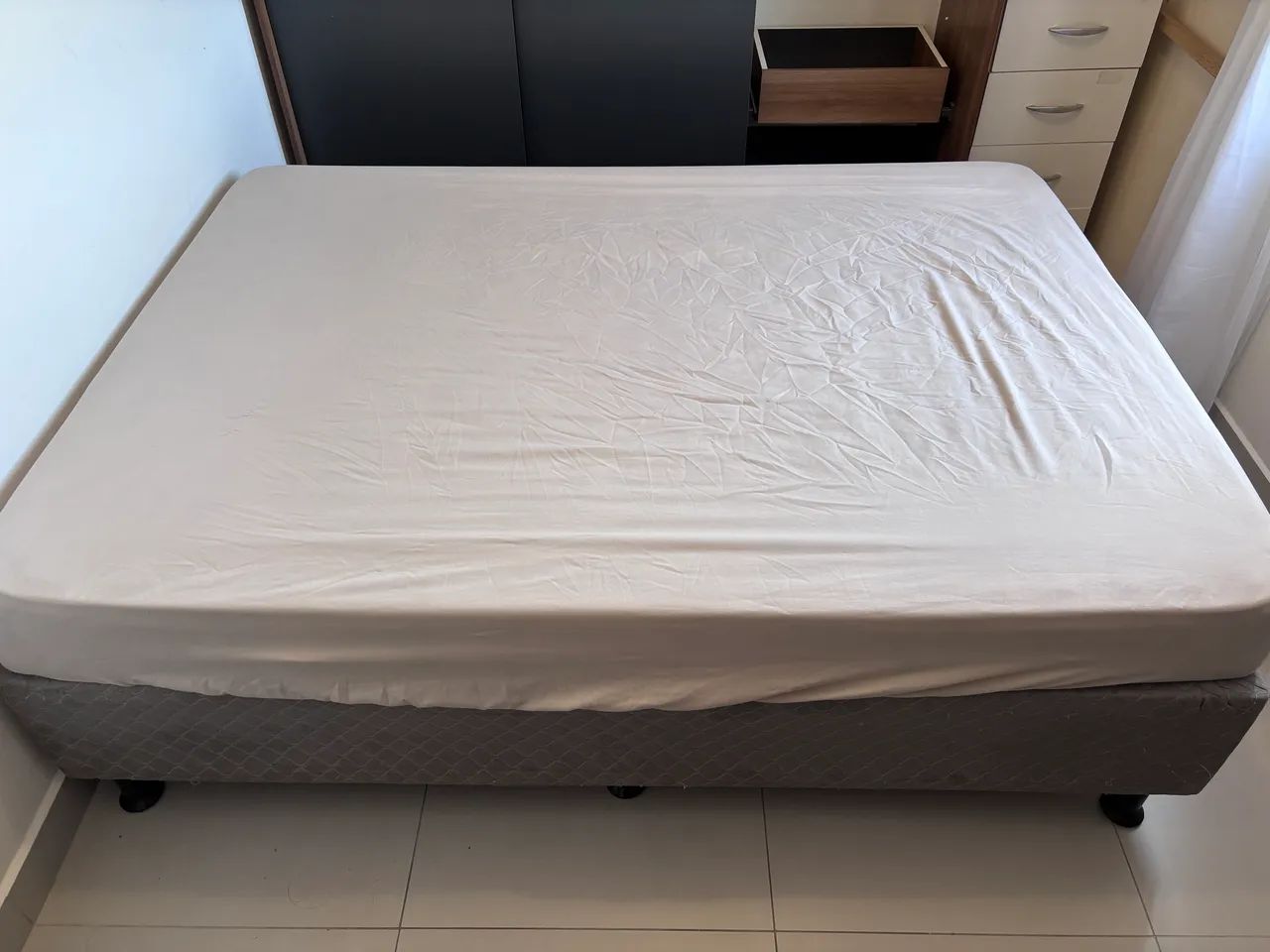 Colchão Sleep Classic Molas 138×188  + Box Simples - Foto 3