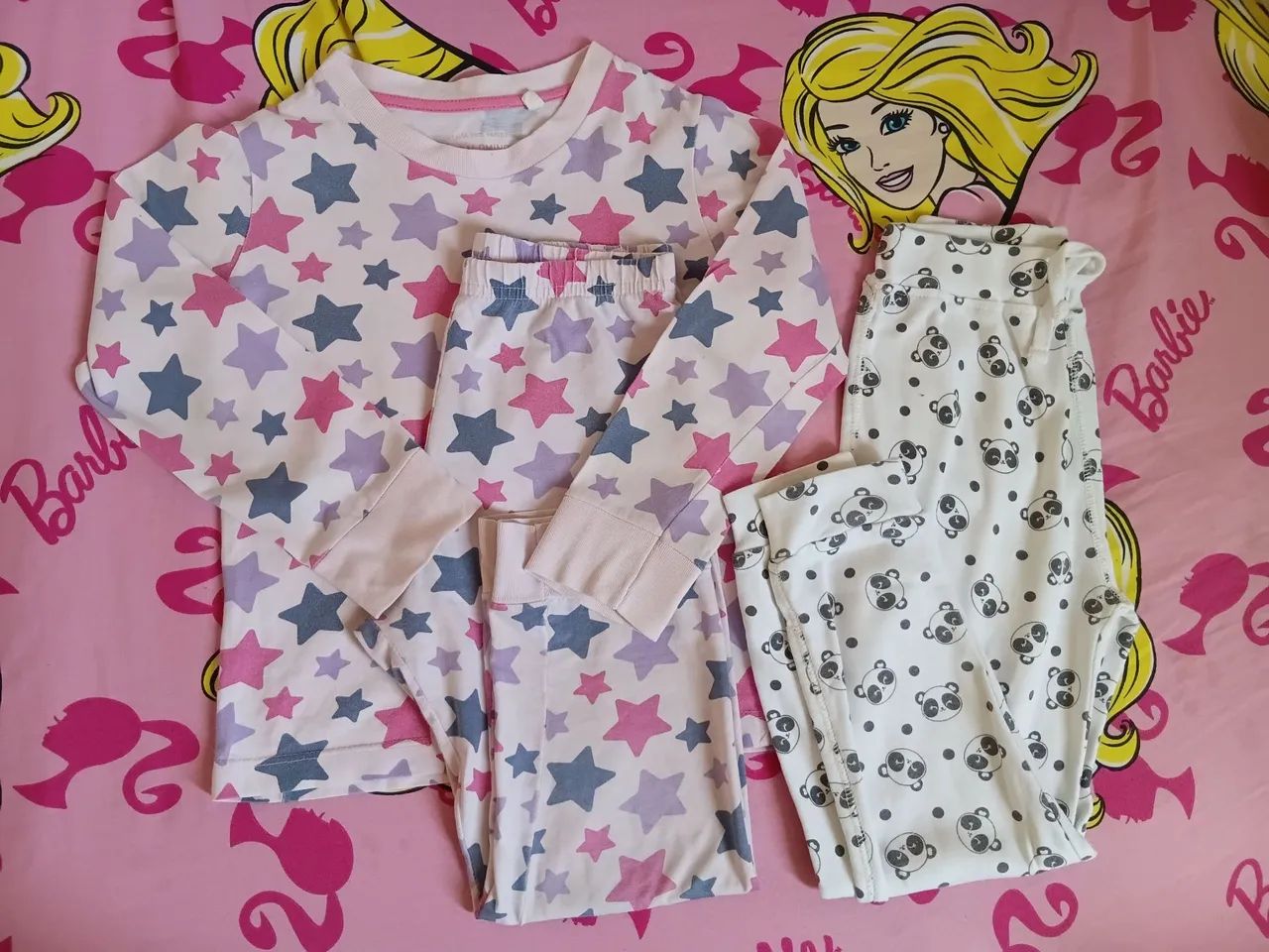 Kit pijama + calça menina 4 anos